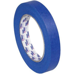 Tape Logic - Pack of (12), 3/4" x 60 Yd Rolls of Blue Crepe Paper Painter's Tape - Exact Tool & Supply