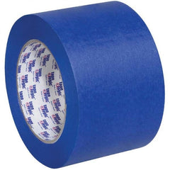 Tape Logic - Pack of (16), 60 Yd Rolls 3" Blue Crepe Paper Painter's Tape - Exact Tool & Supply