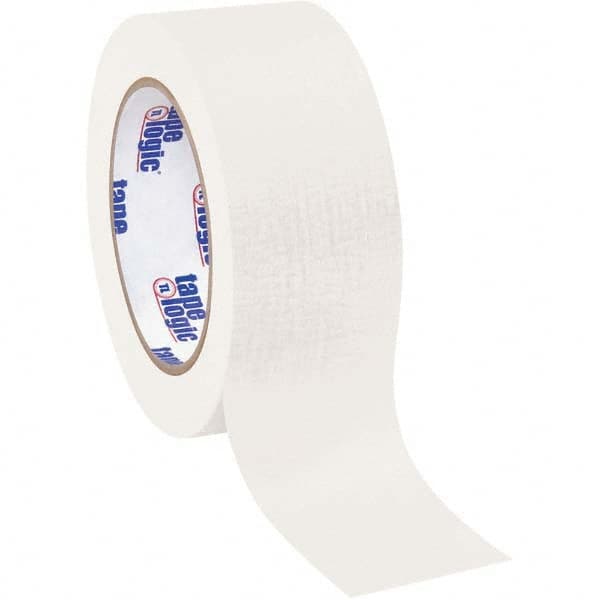 Tape Logic - Pack of (12), 60 Yd Rolls 2" White Crepe Paper Masking Tape - Exact Tool & Supply