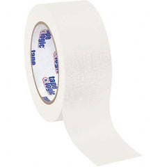 Tape Logic - Pack of (12), 60 Yd Rolls 2" White Crepe Paper Masking Tape - Exact Tool & Supply