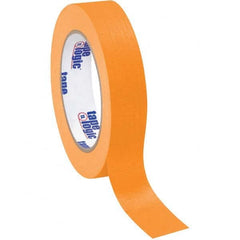 Tape Logic - Pack of (12), 60 Yd Rolls 1" Orange Crepe Paper Masking Tape - Exact Tool & Supply