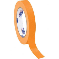 Tape Logic - Pack of (12), 60 Yd Rolls 3/4" Orange Crepe Paper Masking Tape - Exact Tool & Supply