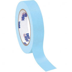 Tape Logic - Pack of (12), 60 Yd Rolls 1" Light Blue Crepe Paper Masking Tape - Exact Tool & Supply
