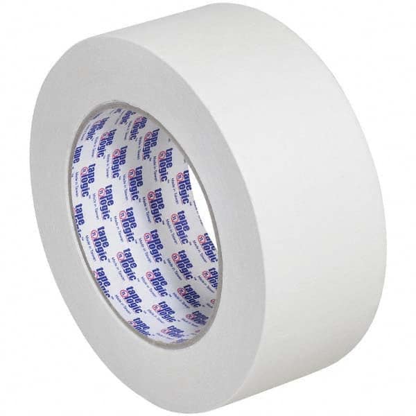 Tape Logic - Pack of (12), 60 Yd Rolls 2" Tan Crepe Paper Masking Tape - Exact Tool & Supply