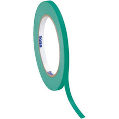 Tape Logic - Pack of (12), 60 Yd Rolls 1/4" Dark Green Crepe Paper Masking Tape - Exact Tool & Supply