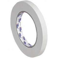Tape Logic - Pack of (12), 60 Yd Rolls 1/2" Tan Crepe Paper Masking Tape - Exact Tool & Supply