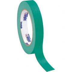 Tape Logic - Pack of (12), 60 Yd Rolls 3/4" Dark Green Crepe Paper Masking Tape - Exact Tool & Supply