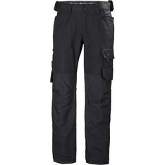 Helly Hansen - Black Cotton Polyester Elastane General Purpose Pants - Exact Tool & Supply