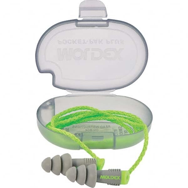Moldex - 200 1-Pack Pairs Reusable Corded 27 dB Flanged Earplugs - Exact Tool & Supply