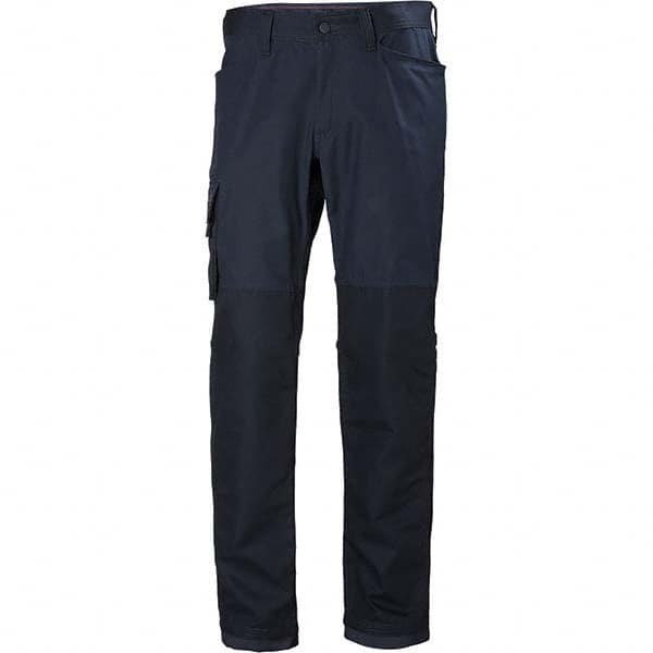 Helly Hansen - Navy Cotton Polyester Elastane General Purpose Pants - Exact Tool & Supply