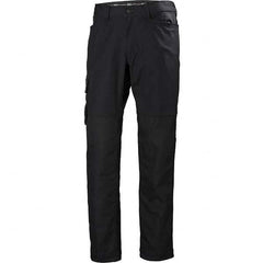 Helly Hansen - Black Cotton Polyester Elastane General Purpose Pants - Exact Tool & Supply