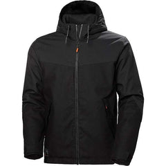 Helly Hansen - Size 2XL Black Water Resistant & Cold Weather Jacket - Exact Tool & Supply