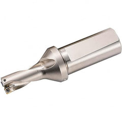Kyocera - 24mm Max Drill Depth, 2xD, 12mm Diam, Indexable Insert Drill - Exact Tool & Supply