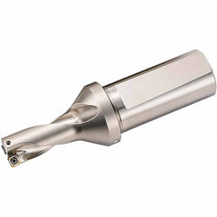Kyocera - 1" Max Drill Depth, 2xD, 1/2" Diam, Indexable Insert Drill - Exact Tool & Supply