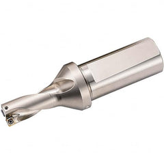 Kyocera - 4.3701" Max Drill Depth, 3xD, 1.4567" Diam, Indexable Insert Drill - Exact Tool & Supply