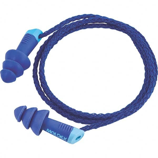 Moldex - 200 1-Pack Pairs Reusable Corded 27 dB Flanged Earplugs - Exact Tool & Supply