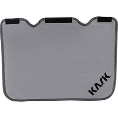 Kask America - Polyester Hard Hat Neck Shade - Adhesive Attachment, Gray, Compatible with KASK Superplasma - Exact Tool & Supply