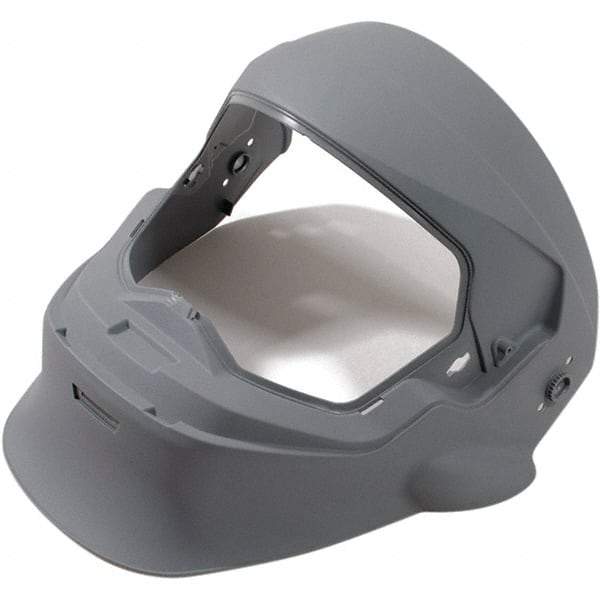 RPB - One Size Fits All, PAPR Compatible Face Shield with None - Super Tough Flame Retardant Nylon, Gray, Compatible with RPB Z4 - Exact Tool & Supply