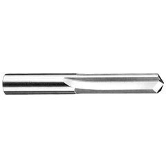 ‎#11 Dia. × 0.191″ Shank × 1-1/8″ Flute Length × 2-3/16″ OAL, 3xD, 140°, TA, 2 Flute, External, Round Solid Carbide Drill - Exact Tool & Supply