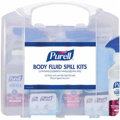 PURELL - Full First Aid Kits; First Aid Kit Type: Body Fluid Clean-Up ; Maximum Number of People: 1 ; Container Type: Container ; Container Material: Plastic ; Number of Pieces: 19 ; Height (Inch): 11-1/2 - Exact Tool & Supply