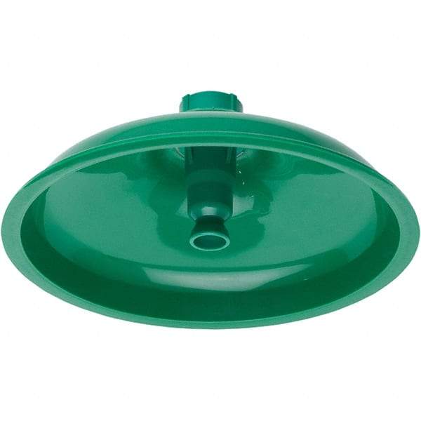 Haws - 11" Long x 11" Wide x 4" High, Plastic Plumbed Wash Station Showerhead - Green Matting - Exact Tool & Supply