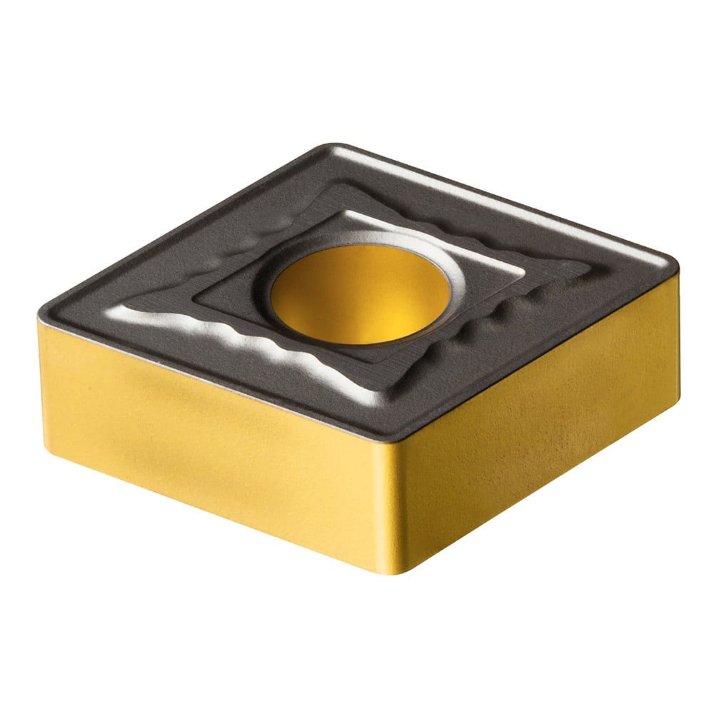 Turning Insert:  CNMG 12 04 08-MR 4415, TiCN, Al2O3 & TiN Finish,  Neutral,  0.0313″ Corner Radius,  N/A Series  CNMG-MR (ISO P)