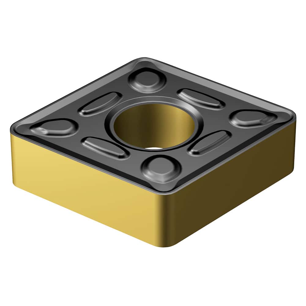Turning Insert:  CNMG 16 06 16-HM 4415, TiCN, Al2O3 & TiN Finish,  Neutral,  0.0625″ Corner Radius,  N/A Series  CNMG-HM