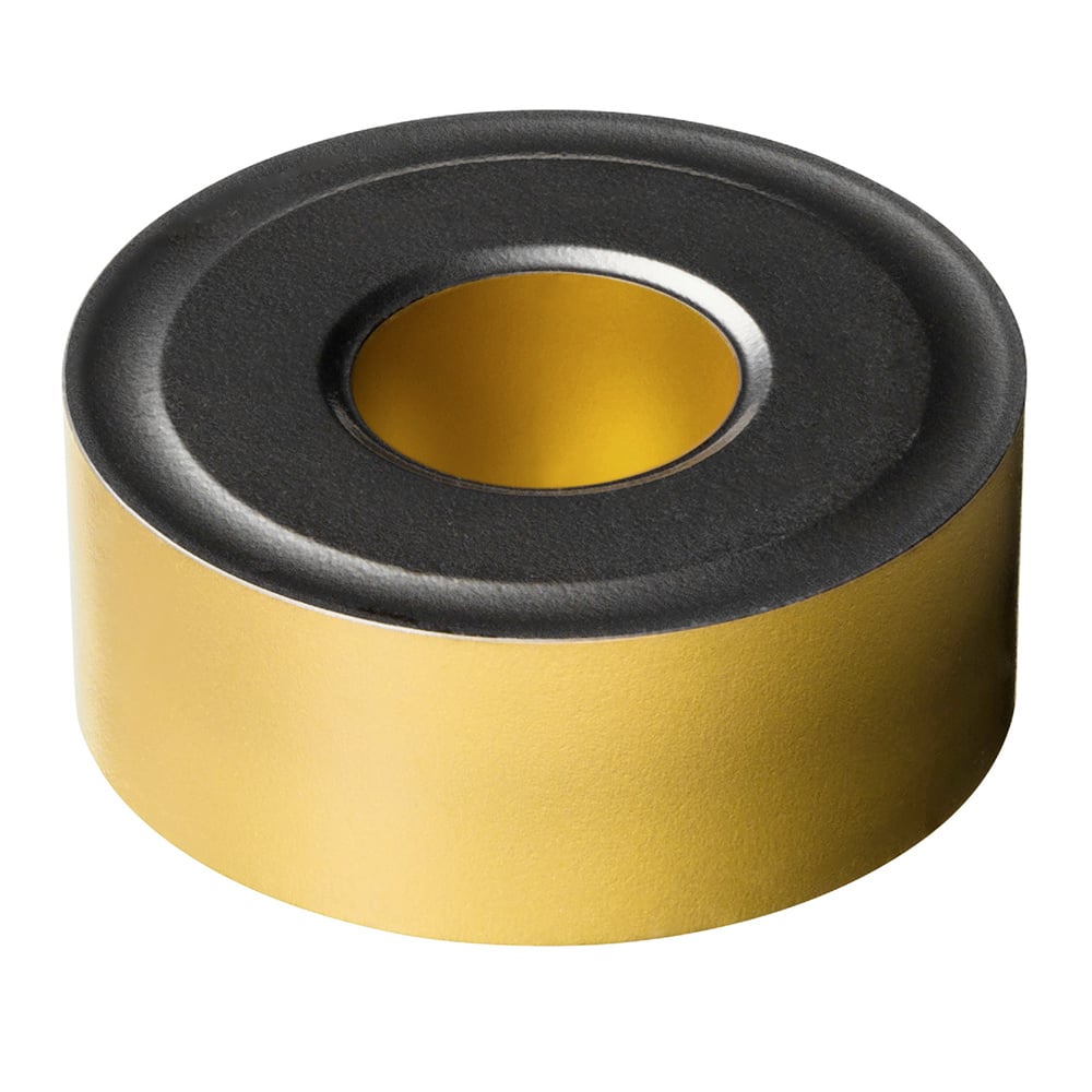 Turning Insert:  RNMG 12 04 00 4425,  Solid Carbide TiCN, Al2O3 & TiN Finish,  Neutral,  0.2500″ Corner Radius,  N/A Series  RNMG