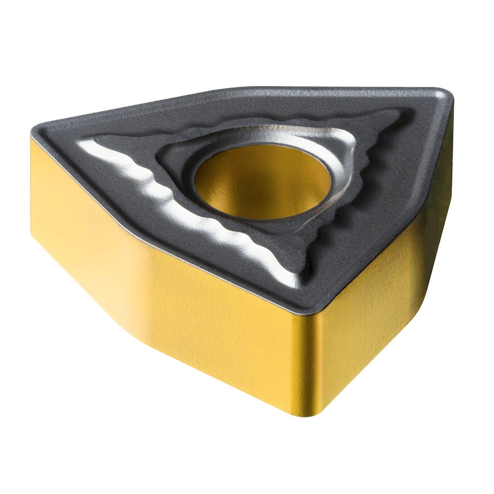 Turning Insert:  WNMG 08 04 16-MR 4415, TiCN, Al2O3 & TiN Finish,  Neutral,  0.0625″ Corner Radius,  N/A Series  WNMG-MR (ISO P)