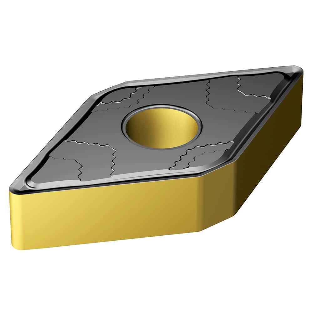 Turning Insert:  DNMG 15 06 12-PMC 4415, TiCN, Al2O3 & TiN Finish,  Neutral,  0.0469″ Corner Radius,  N/A Series  DNMG-PMC