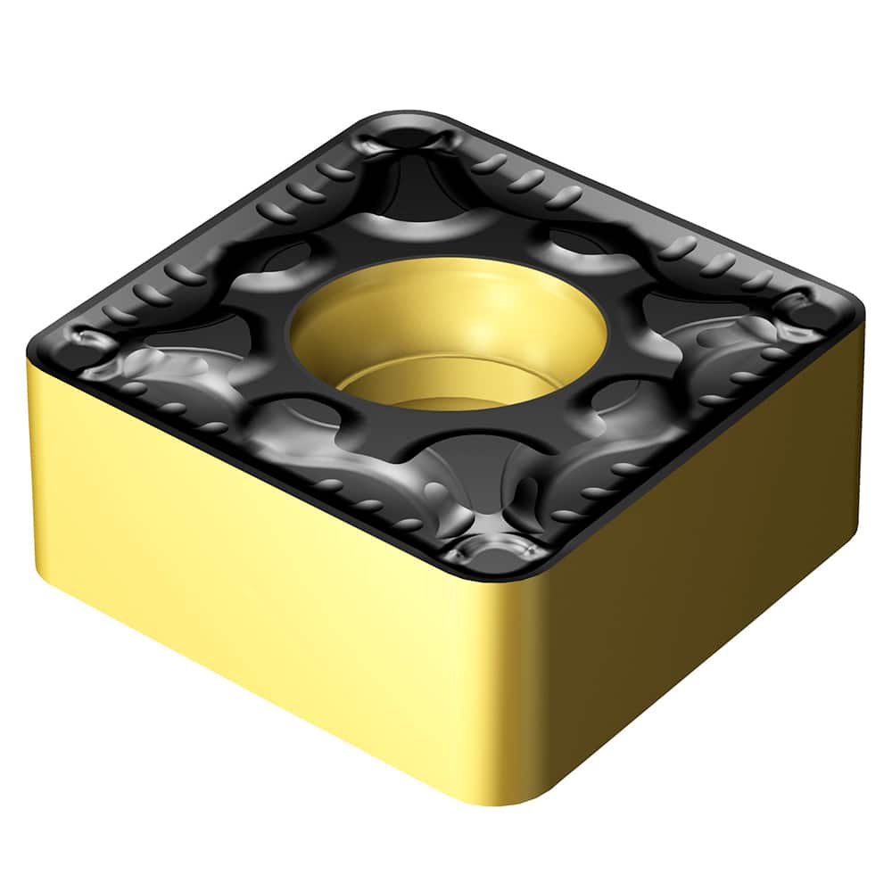 Turning Insert:  CNMU 12 04 12-PM 4415, TiCN, Al2O3 & TiN Finish,  Neutral,  0.0469″ Corner Radius,  N/A Series  CNMU-PM