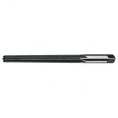 #0 STR / RHC HSS Straight Shank Straight Flute Taper Pin Reamer - Bright - Exact Tool & Supply