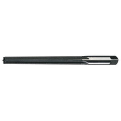 #4 STR / RHC HSS Straight Shank Straight Flute Taper Pin Reamer - Bright - Exact Tool & Supply