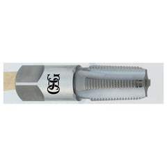 ‎1/8-27 (sm. shk.) Dia-4 FL-HSS-Bright Taper Pipe Tap - Exact Tool & Supply