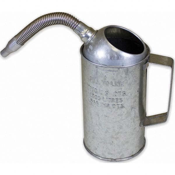 Funnel King - Can & Hand-Held Oilers Type: Measure Pump Material: Steel - Exact Tool & Supply