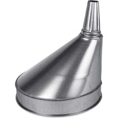 Funnel King - Oil Funnels & Can Oiler Accessories Type: Funnel Material: Galvanized Steel - Exact Tool & Supply