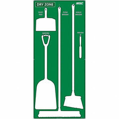NMC - 30 x 68" Aluminum Composite Panel Shadow Board - Exact Tool & Supply