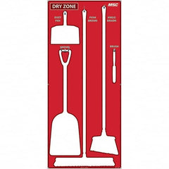 NMC - 30 x 68" Aluminum Shadow Board - Exact Tool & Supply