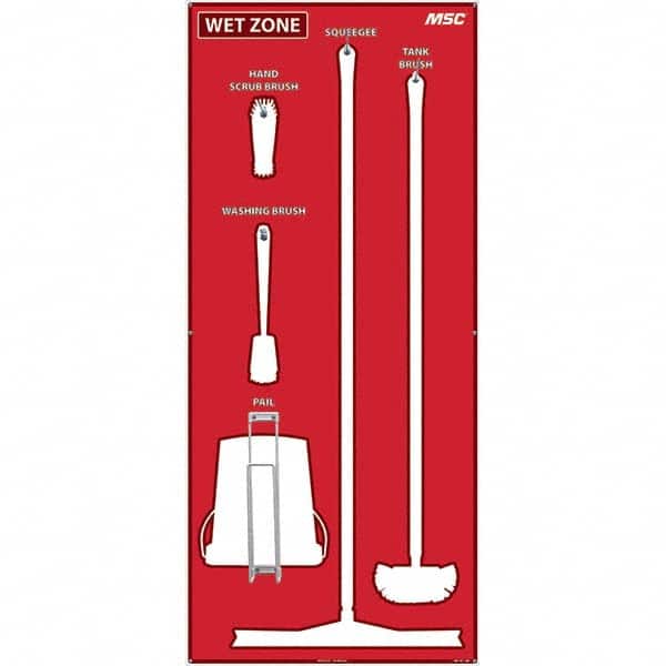 NMC - 30 x 68" Aluminum Shadow Board - Exact Tool & Supply