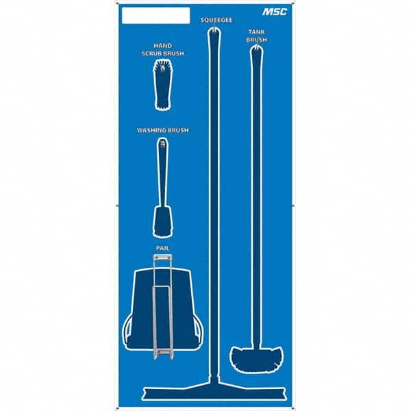 NMC - 30 x 68" Aluminum Composite Panel Shadow Board - Exact Tool & Supply