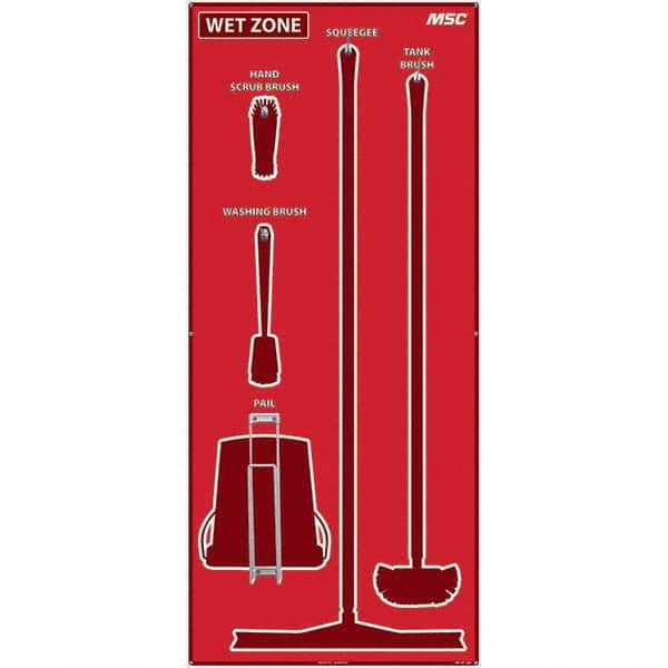 NMC - 30 x 68" Aluminum Shadow Board - Exact Tool & Supply
