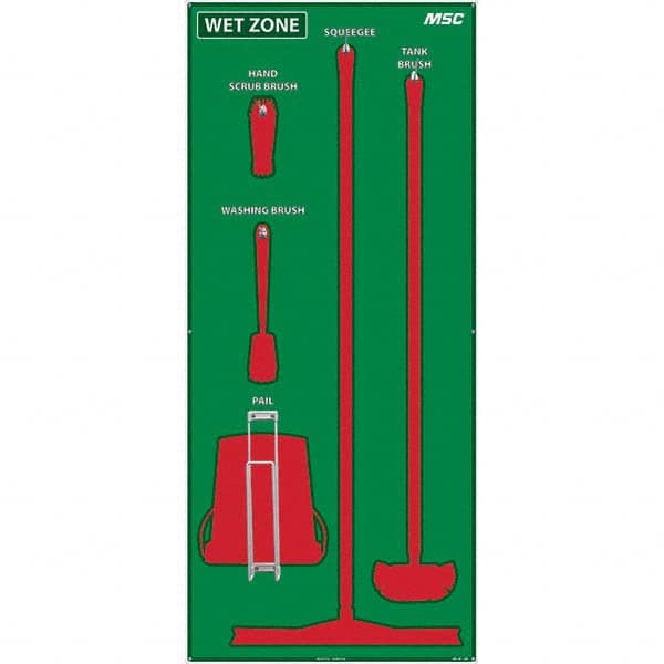 NMC - 30 x 68" Aluminum Composite Panel Shadow Board - Exact Tool & Supply