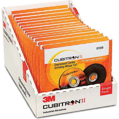 3M - Depressed-Center Wheels Wheel Diameter (Inch): 4-1/2 Wheel Thickness (Decimal Inch): 0.2500 - Exact Tool & Supply