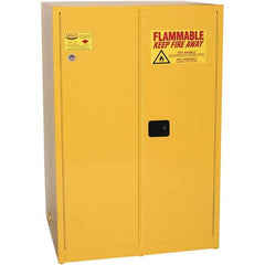 Eagle - Safety Cabinets Hazardous Chemical Type: Flammable and Combustible Liquids Color: Yellow - Exact Tool & Supply