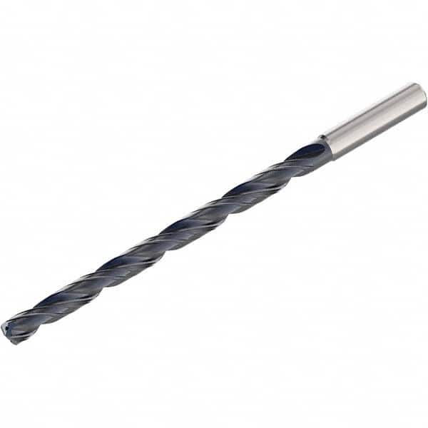 Seco - 18mm 140° 2-Flute Solid Carbide Extra Length Drill Bit - Exact Tool & Supply