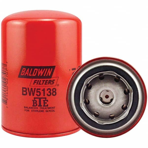 Baldwin Filters - 11/16 Thread 5-3/8" OAL x 3-11/16" OD Automotive Coolant Filter - Exact Tool & Supply