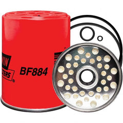 Baldwin Filters - 4-7/16" OAL x 3-15/32" OD Automotive Fuel Filter - Exact Tool & Supply