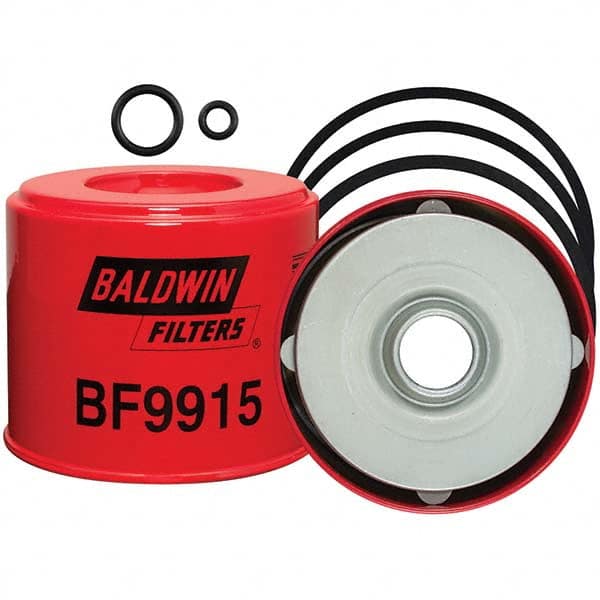 Baldwin Filters - 2-13/16" OAL x 3-7/16" OD Automotive Fuel Filter - Exact Tool & Supply
