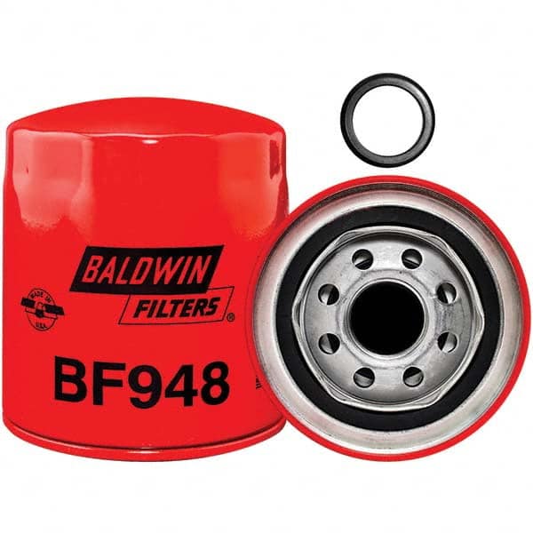 Baldwin Filters - 1 Thread 4-3/8" OAL x 3-11/16" OD Automotive Fuel Filter - Exact Tool & Supply