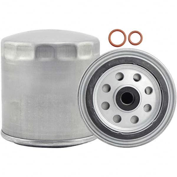 Baldwin Filters - M12 x 1.5 Thread 3-13/16" OAL x 3-3/8" OD Automotive Fuel Filter - Exact Tool & Supply